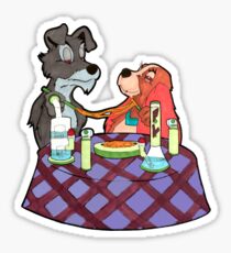 Lady and the Dab Sticker