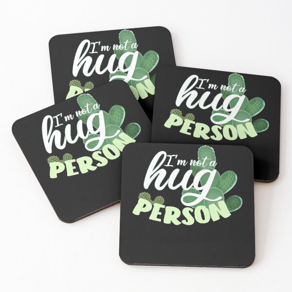 Item preview, i'm not a hug person funny sarcastic hugger cactus green gift designed and sold by Tee-md93.