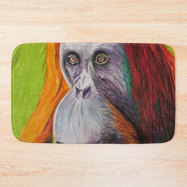 Item preview, Orang Utan pencil crayon sketch designed and sold by PaulBenbowArt.