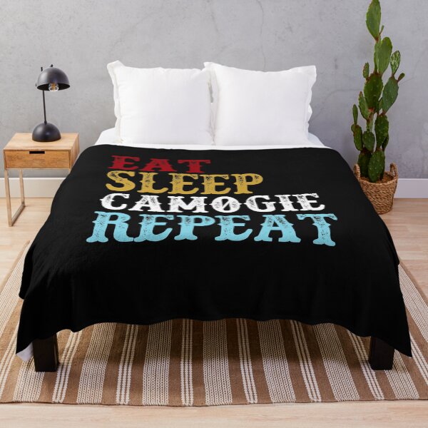 Item preview, Eat Sleep Camogie Repeat: Funny Vintage Player Gift Idea designed and sold by cutitoutsir.