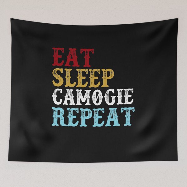 Item preview, Eat Sleep Camogie Repeat: Funny Vintage Player Gift Idea designed and sold by cutitoutsir.