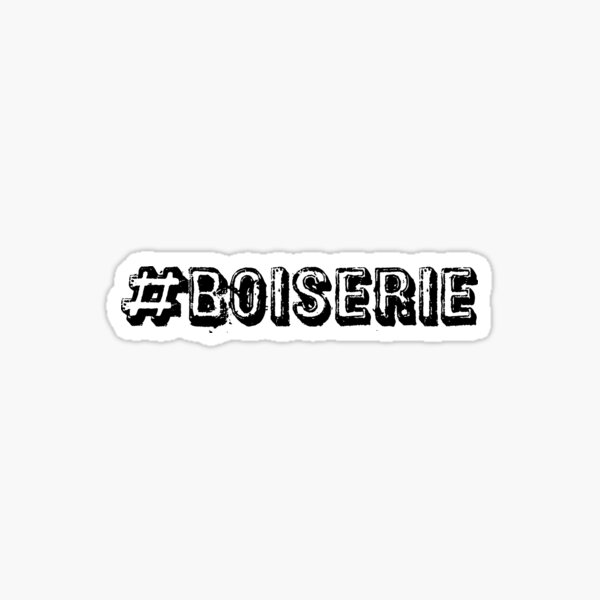 Sticker avec l'œuvre « Stickers #Boiserie » de l'artiste Max-7
