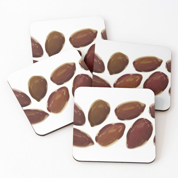 Item preview, brown kalamata olives on white designed and sold by Artem Ogurtsov.