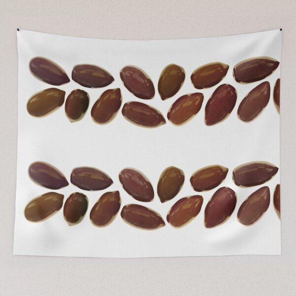 Item preview, brown kalamata olives on white designed and sold by Artem Ogurtsov.