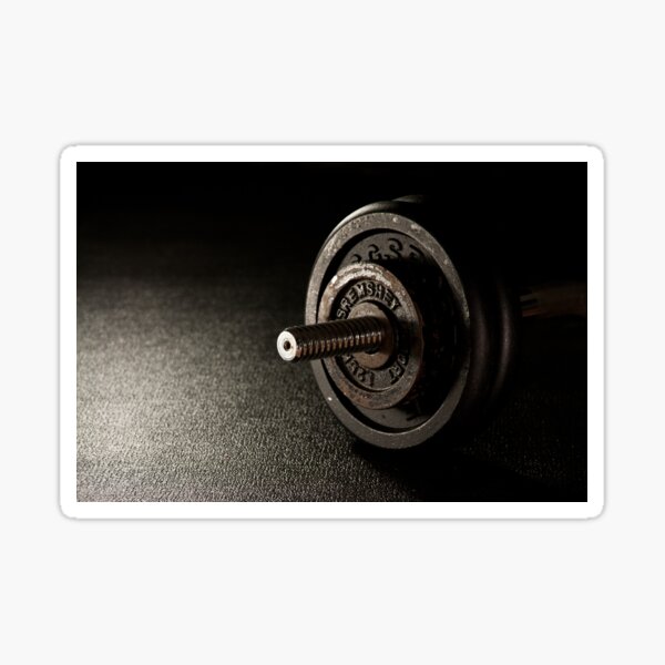 “dumbbell” Sticker for Sale by sami00007 | Redbubble