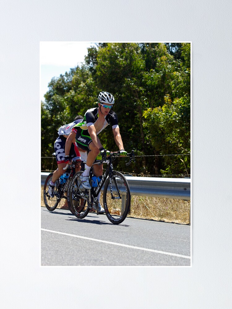 Jack Bobridge Stage 5 Old Willunga Hill Tour Down Under 2012 Poster By Steveweeks Redbubble