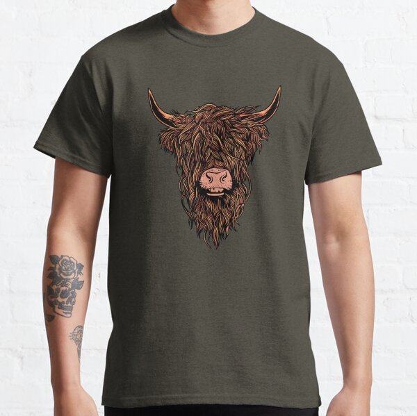 highland cow tee shirt