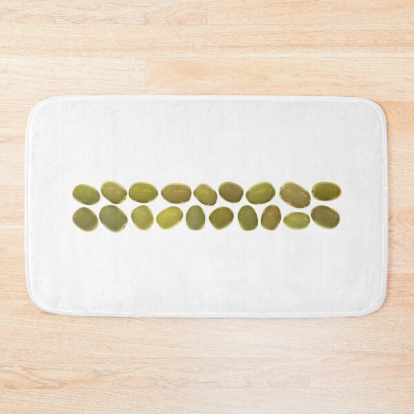 Item preview, green olives on white background designed and sold by Artem Ogurtsov.