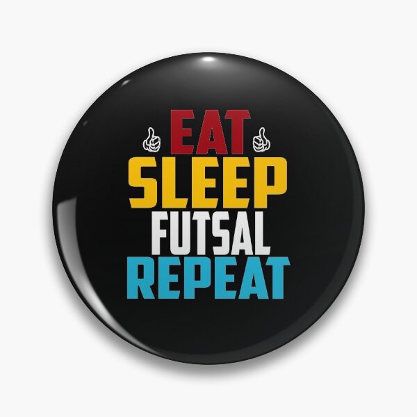 Item preview, Eat Sleep Futsal Repeat: Funny Foot Gift Idea designed and sold by cutitoutsir.