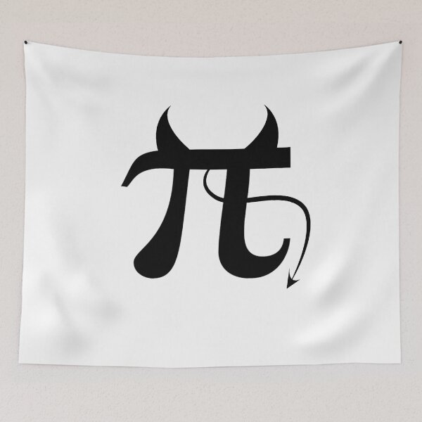 Item preview, Pi devil math mathematician nerd science teacher designed and sold by LeMuesch.