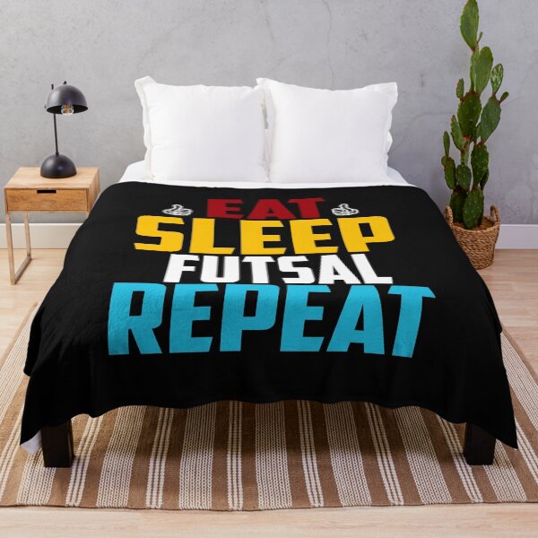 Item preview, Eat Sleep Futsal Repeat: Funny Foot Gift Idea designed and sold by cutitoutsir.