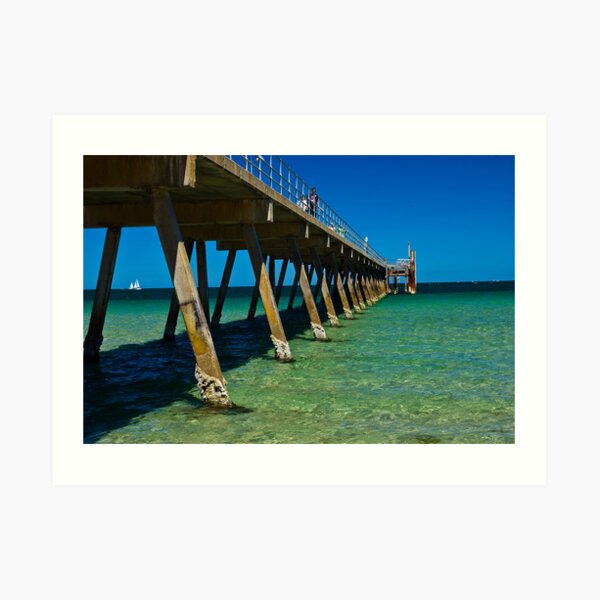 Glenelg Pier, Adelaide Art Print