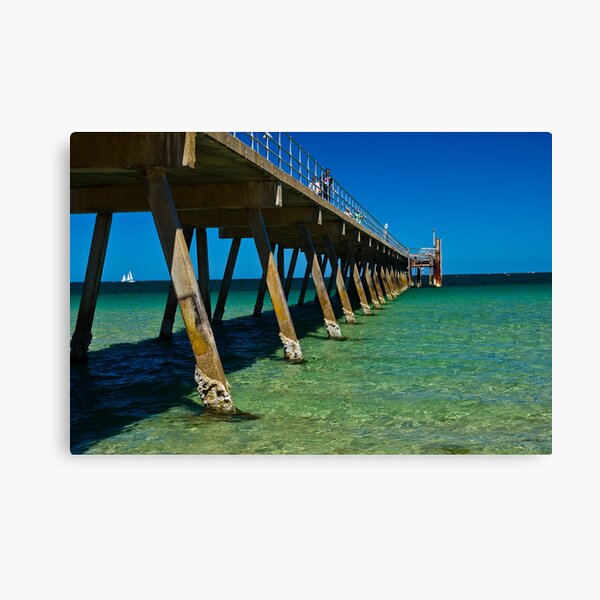 Glenelg Pier, Adelaide Canvas Print