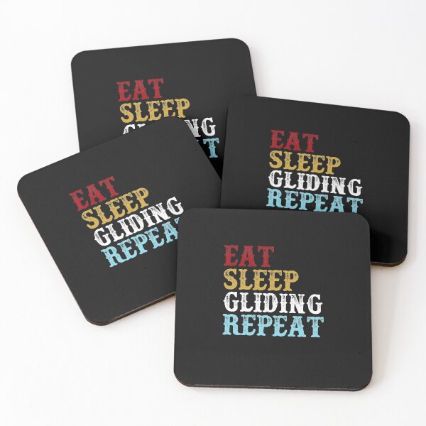 Item preview, Eat Sleep Gliding Repeat: Funny Hang Gliding Gift Idea designed and sold by cutitoutsir.