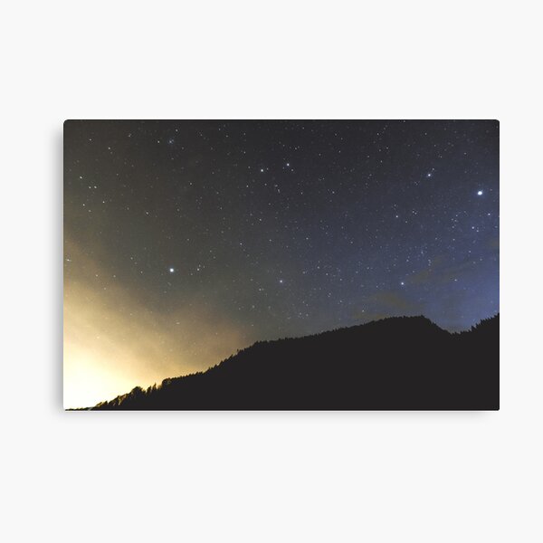 Light and Stars | Nature and Landscape Photography Canvas Print