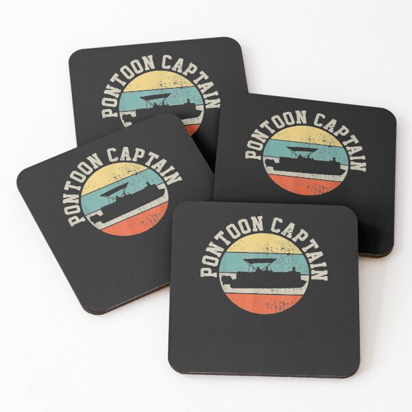 Item preview, Pontoon Captain Boating Retro Gift designed and sold by JPKallas.