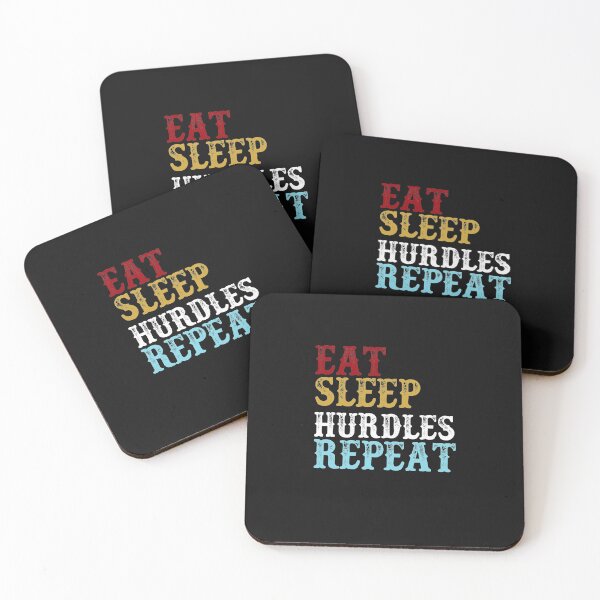 Item preview, Eat Sleep Hurdles Repeat: Funny Hurdling Gift Idea designed and sold by cutitoutsir.