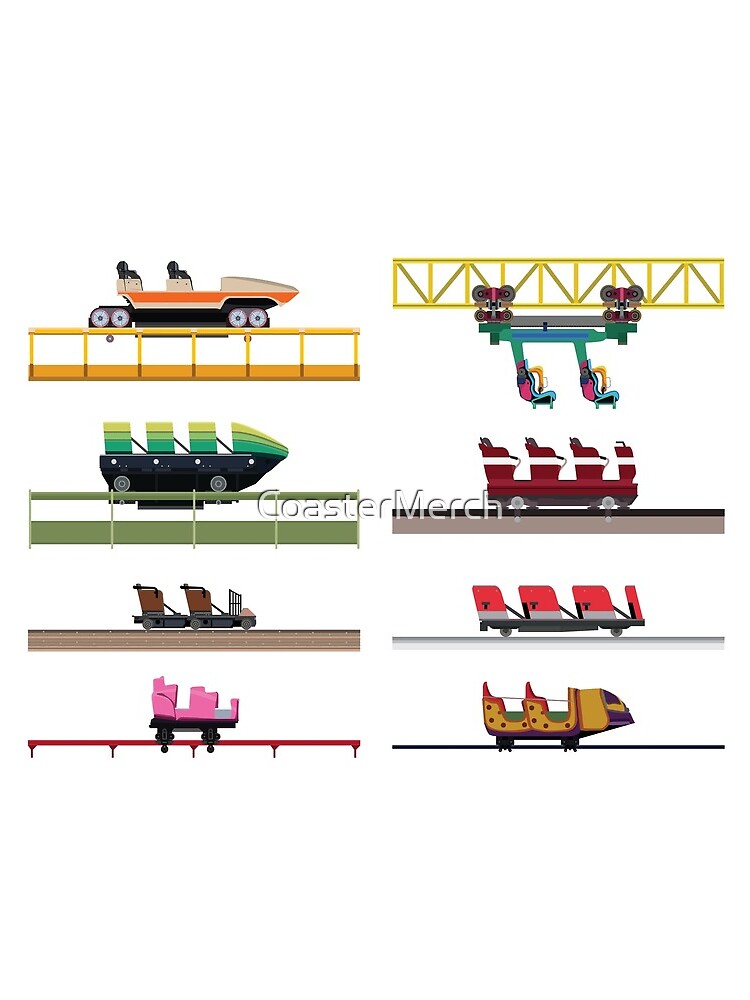 "ValleyFair! Coaster Cars Design" Drawstring Bag for Sale by