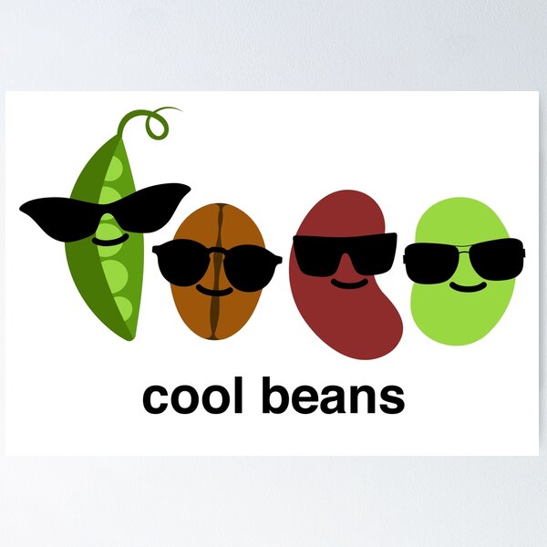 Item preview, Cool Beans - Beans Wearing Sunglasses designed and sold by Epitome Girl.
