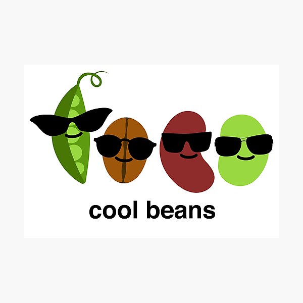 Item preview, Cool Beans - Beans Wearing Sunglasses designed and sold by Epitome Girl.