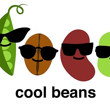 Beans sales with sunglasses