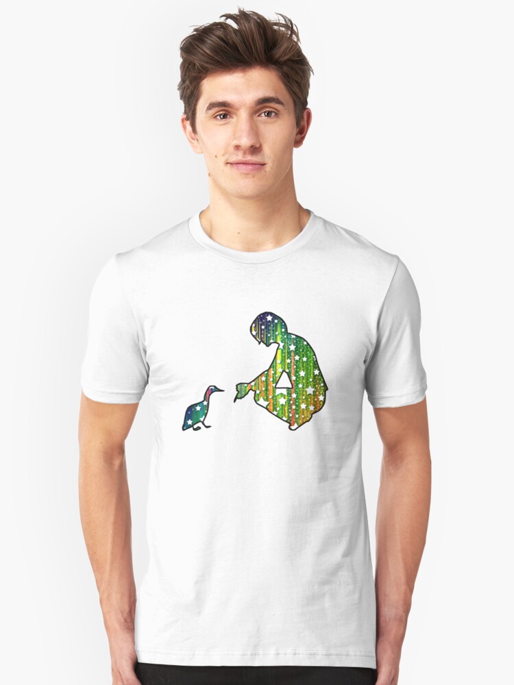 Alternate view of Starry Duck Silhouette Slim Fit T-Shirt