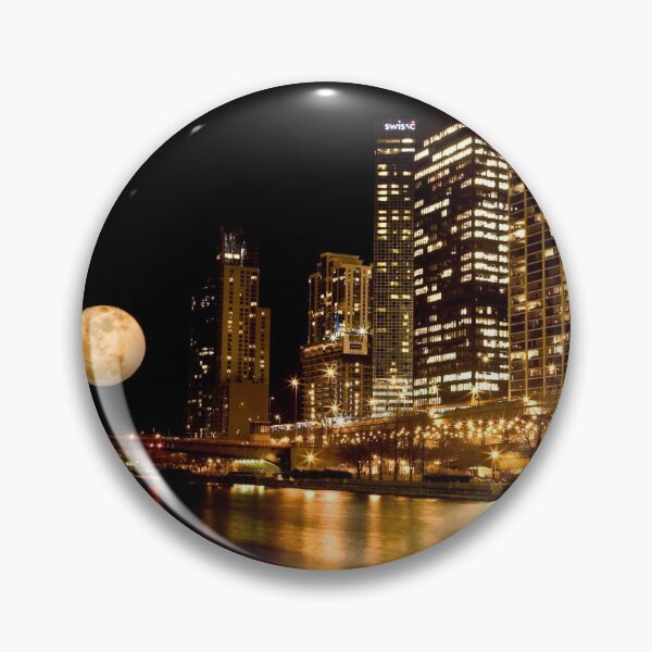 Item preview, Chicago River Moon designed and sold by Adam Bykowski.