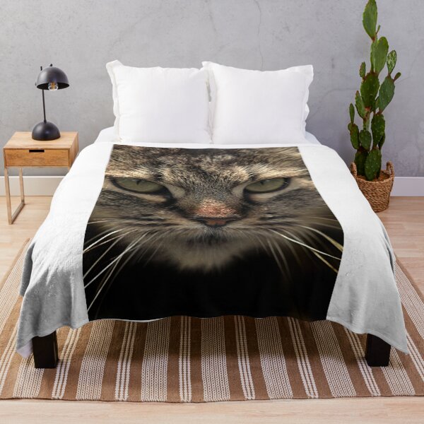Item preview, Portrait of grey wild cat designed and sold by olena2552.
