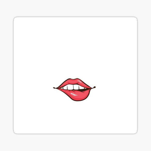 Artikelvorschau, Gesichtsmaske mit roten Lippen entworfen und verkauft von SxedioStudio.