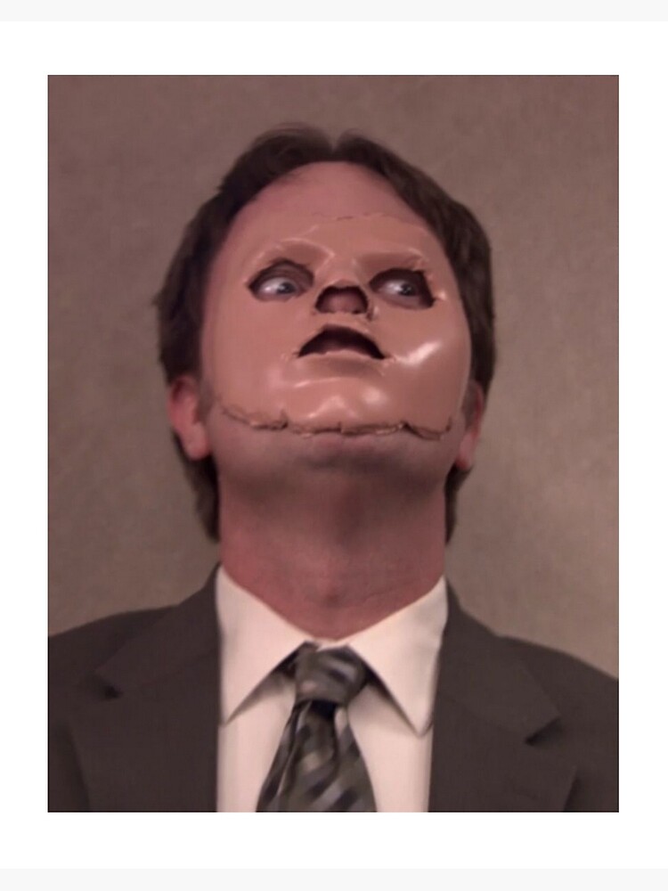 THE DWIGHT MASK FIRST AID FAIL CPR" Art for Sale trrylovesyogurt | Redbubble