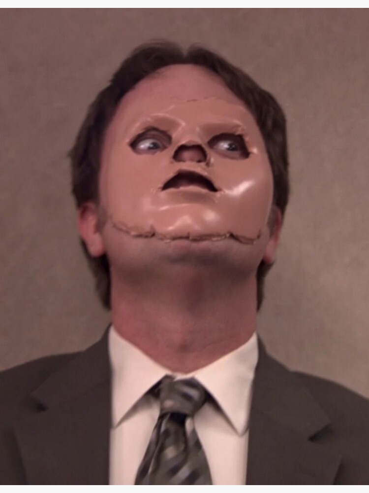 THE OFFICE DWIGHT MASK FIRST AID FAIL CPR
