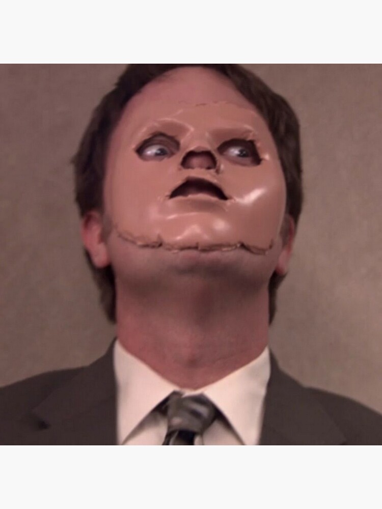 THE OFFICE DWIGHT MASK FIRST AID FAIL CPR" Pillow for trrylovesyogurt | Redbubble