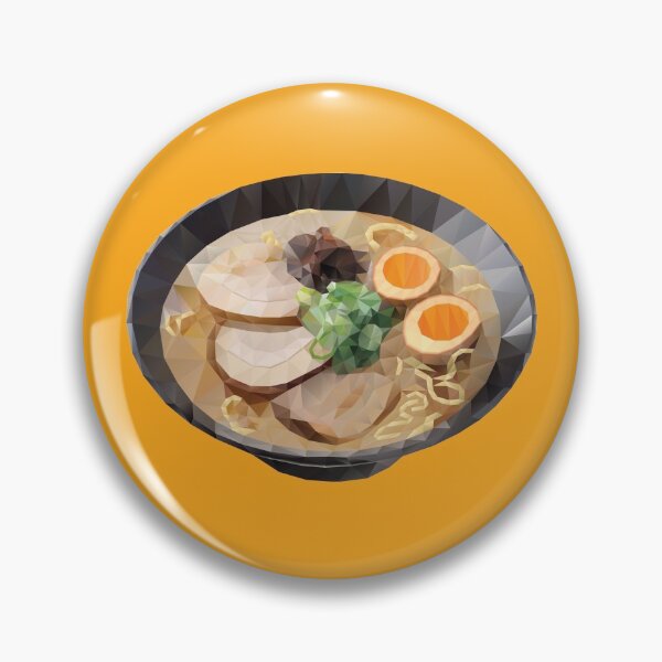 Item preview, Japanese Tonkotsu Ramen Polygon Art designed and sold by polymolystudio.