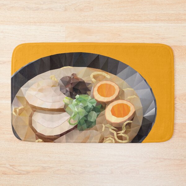 Item preview, Japanese Tonkotsu Ramen Polygon Art designed and sold by polymolystudio.