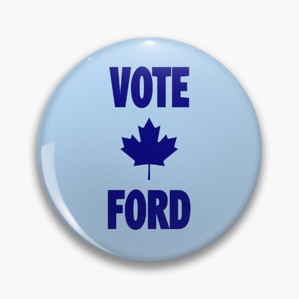Item preview, Vote Doug Ford Election Ontario Canada Blue Maple Leaf Color designed and sold by TinyStarCanada.