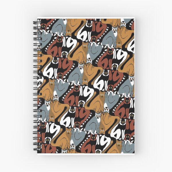 Item preview, Lemur tessellating pattern, original colors designed and sold by jeanneius.