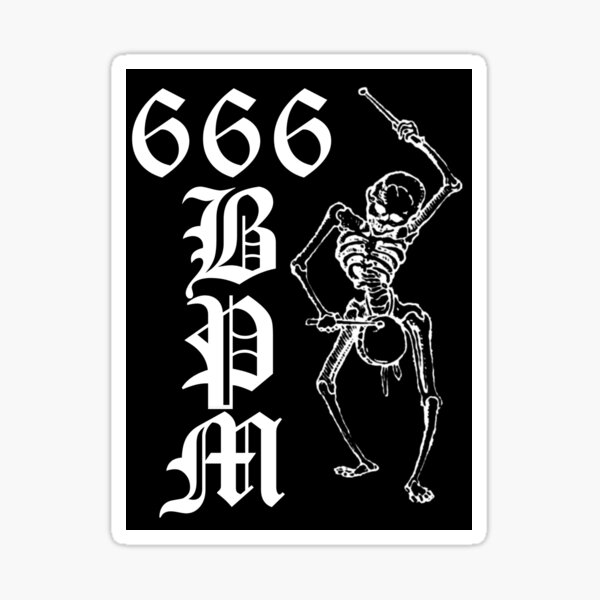 666 BPM 2 - Sticker Sticker