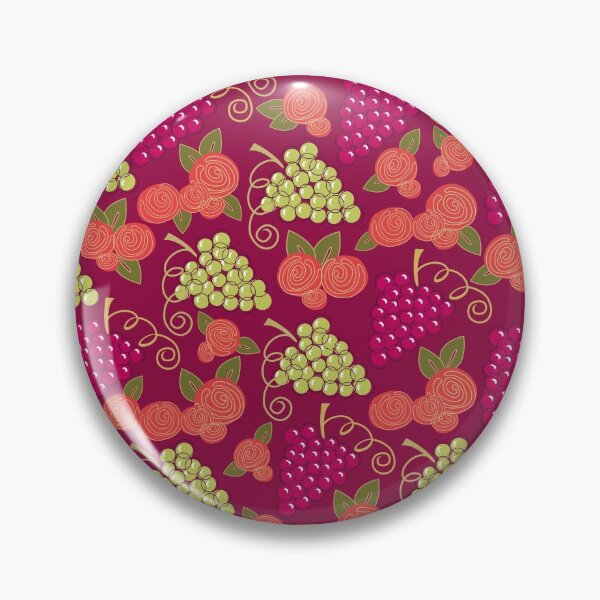 Wine & Roses Pin