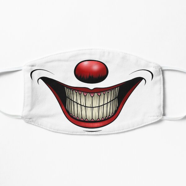 Smiling Clown Flat Mask