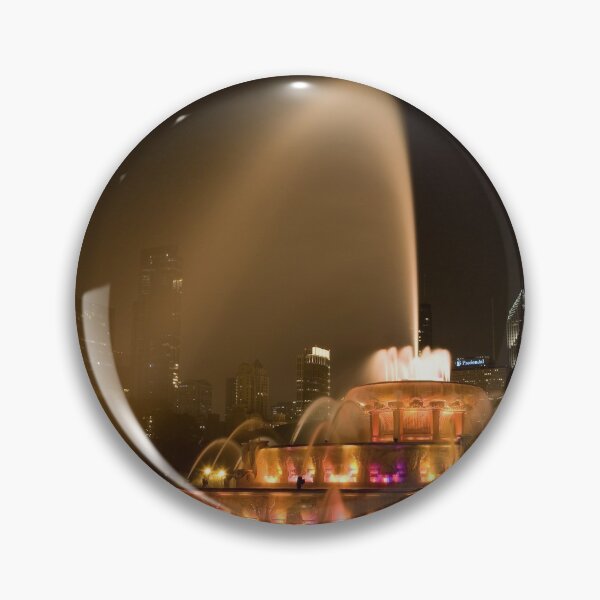 Item preview, Buckingham Fountain White Top & Yellow designed and sold by Adam Bykowski.