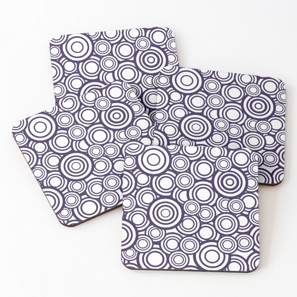 Item preview, Purple,concentric,circles,rings,pattern designed and sold by yougalore.