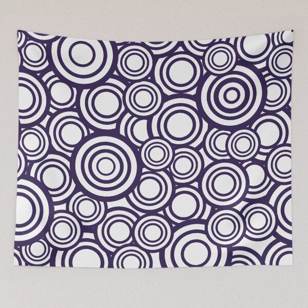 Item preview, Purple,concentric,circles,rings,pattern designed and sold by yougalore.