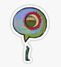 Green Man Speak Sticker