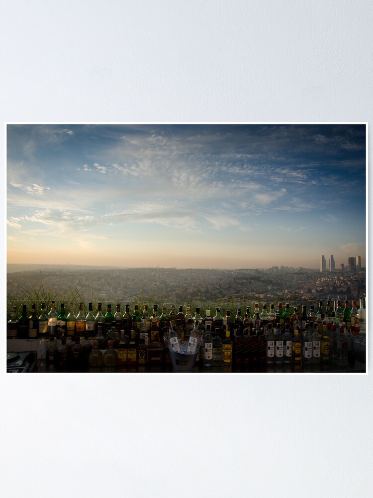 Bar At The Top Of The World Poster By Dmontalbano Redbubble