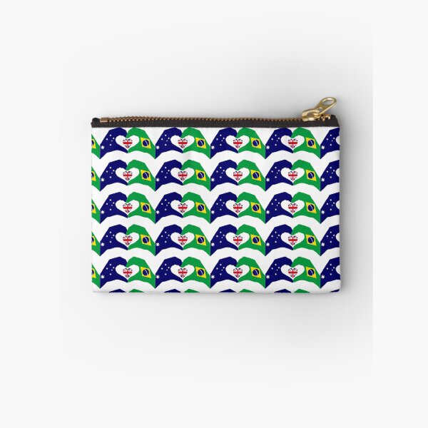 Item preview, We Heart Australia & Brazil Patriot Flag Series designed and sold by Carbon-Fibre Media.
