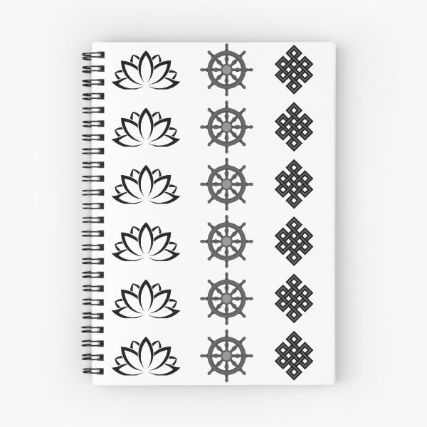 Item preview, Lotus Flower, Dharma Wheel, and Endless Knot designed and sold by jwdolgos.