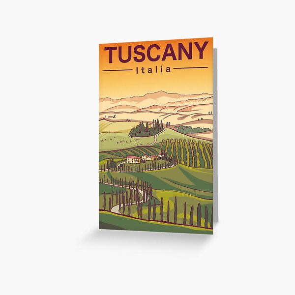 Item preview, Vintage Tuscany Travel Poster designed and sold by ally-mck.