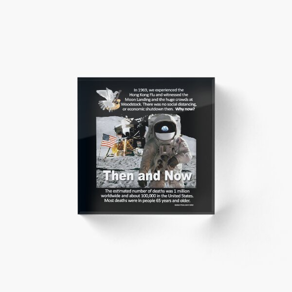 Then and Now Acrylic Block