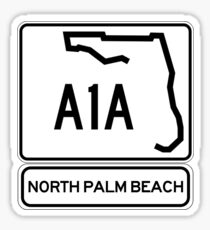 A1A - North Palm Beach Sticker