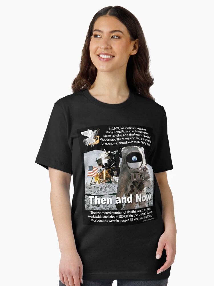 Thumbnail 1 of 7, Essential T-Shirt, Then and Now designed and sold by ayemagine.